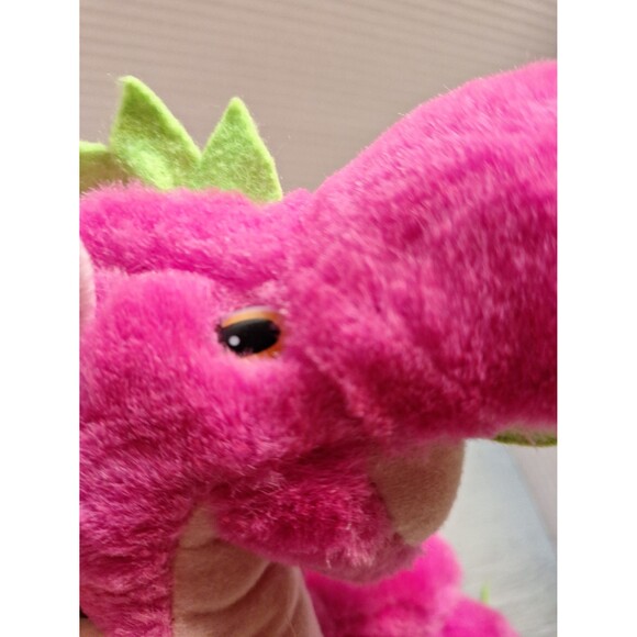 Dragoons Pink Green Plush dragon - Picture 7 of 8